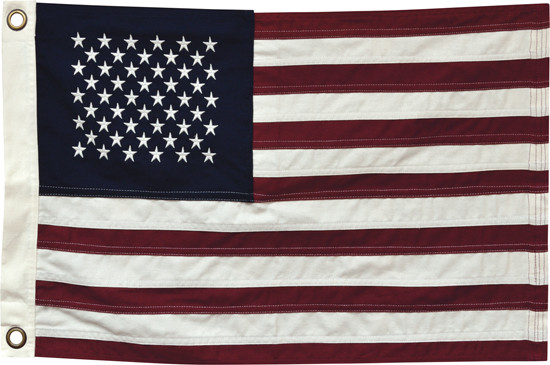 Natural American Flag 28 Gfl06N By Cwi Gifts