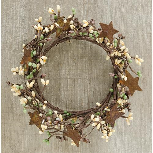 Cwi 4 Coffee Bean Pip Ring With Stars Ft1038Cb
