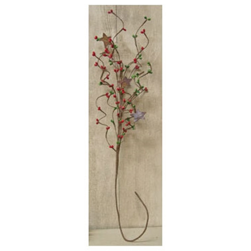 Cwi Red And Green Pip And Star Spray 24 Ft600Rg