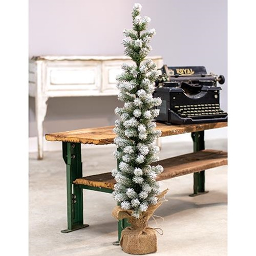 Snow Tipped Pine Tree 36 Fxp78297 By Cwi Gifts