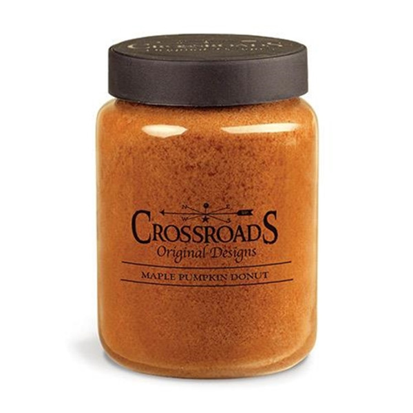 Cwi Maple Pumpkin Donut Jar Candle 26Oz G00575