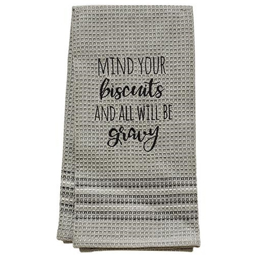 Cwi Mind Your Biscuits Dish Towel 20X28 G29114