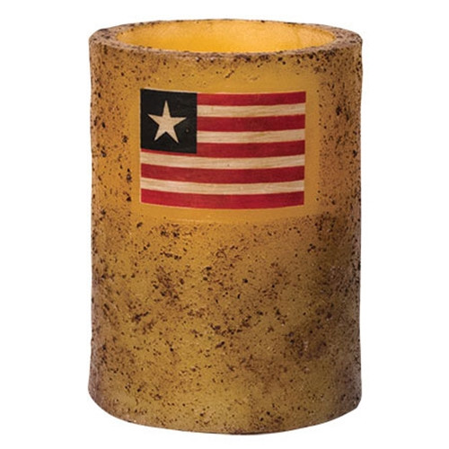 Cwi Flag Timer Pillar Burnt Ivory G84170