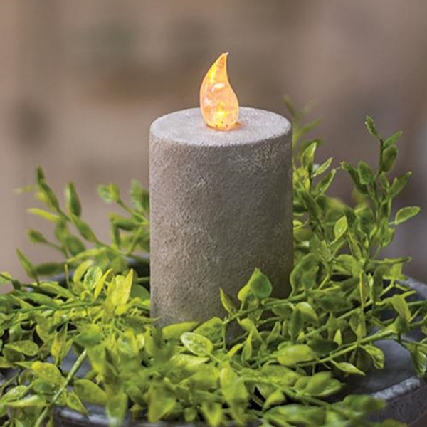 Cwi Cement Look Pillar Candle 2 25 X4 G84630