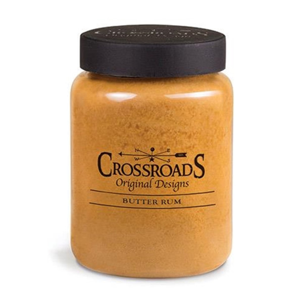 Cwi Butter Rum Jar Candle 26 Oz Gc01805