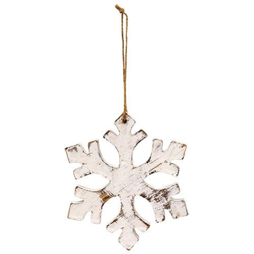 Distressed Wooden Snowflake Ornament Gm10952 Cwi Gifts