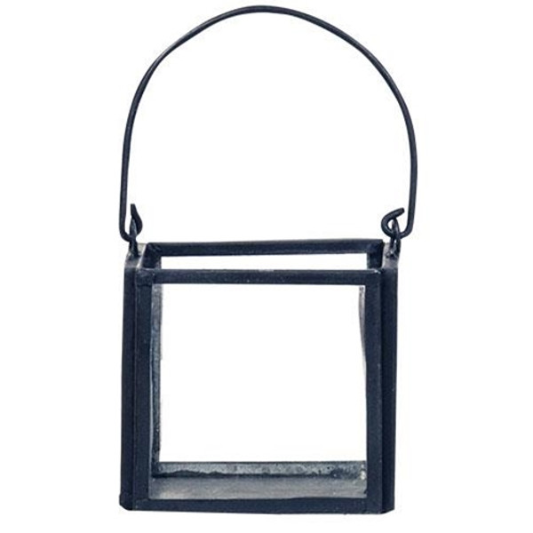 Metal And Glass Square Votive Lantern G86370C Cwi Gifts
