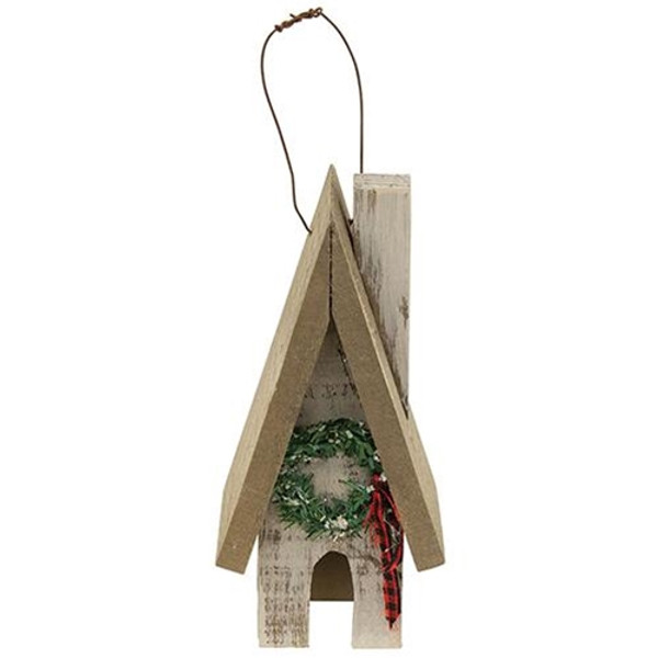 Primitive Town House Wwreath G35137 Cwi Gifts