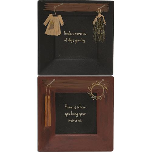 Fondest Memories Plate Set Of 2 G33687 Cwi Gifts