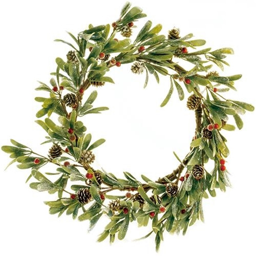 Merry Mistletoe Wreath 20 Fisb79100 Cwi Gifts