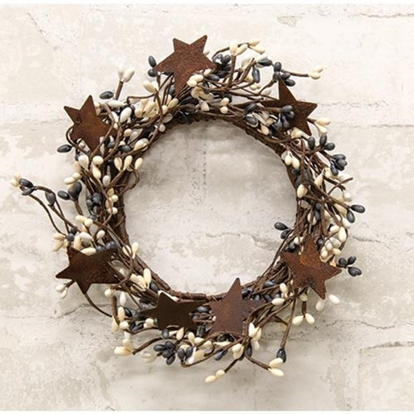 Pip Berry Ring With Stars Farmhouse Mix 4 Ft1038Fh By Cwi Gifts