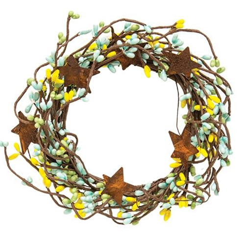 Pip Berry Ring With Stars Spring Mix 4 Ft1038Sp By Cwi Gifts