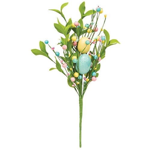 Cwi Gifts Ft27605 Easter Eggs Herb Leaves Bush
