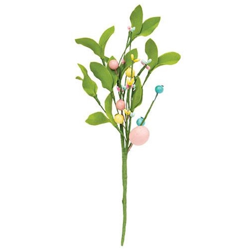 Cwi Gifts Ft27606 Easter Eggs Herb Leaves Pick 12