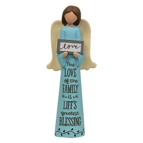 Cwi Gifts Gb13052 The Love Of The Family Resin Angel