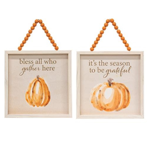 Cwi Gifts G35545 Bless All Beaded Sign 2 Assorted