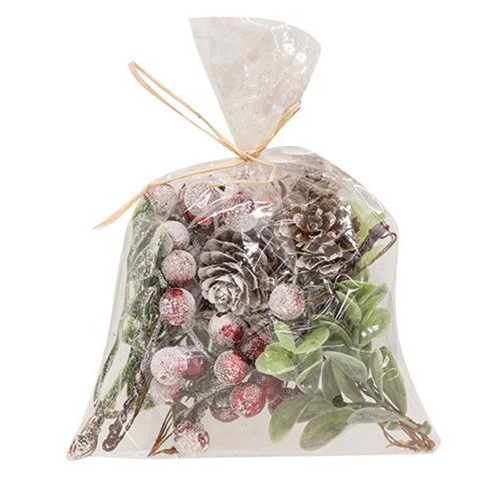 Cwi Gifts Ft28131 Snowy Red Holiday Bowl Filler