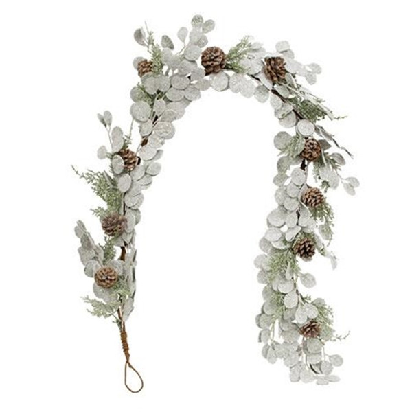 Cwi Gifts Fxbr7441 Silver Dollar Shine Garland