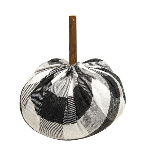 Cwi Gifts Gcs38182 Buffalo Check Stuffed Felt Pumpkin 4