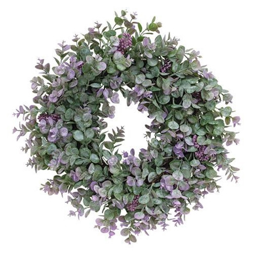 Cwi Gifts Ft29000 Lavender Eucalyptus With Seeds Twig Wreath 20