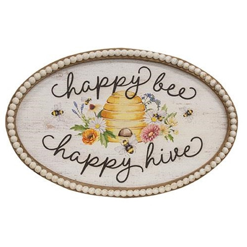 Cwi Gifts G60426 Happy Bee Happy Hive Beaded Sign