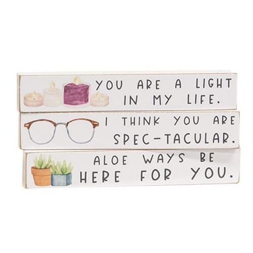 Cwi Gifts G35771 A Light In My Life Mini Stick 3 Asstd. Pack Of 3