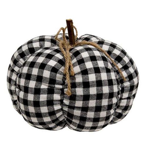 Cwi Gifts Gcs38181 Buffalo Check Stuffed Felt Pumpkin 8