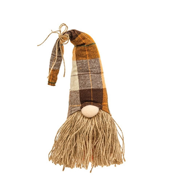 Jute Plaid Gnome Small Gadc4085 By Cwi Gifts