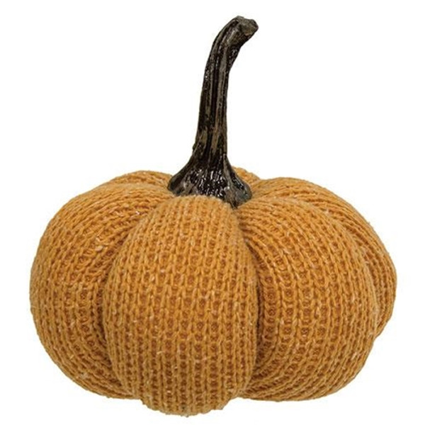 Orange Knit Pumpkin Medium Gadc4093 By Cwi Gifts
