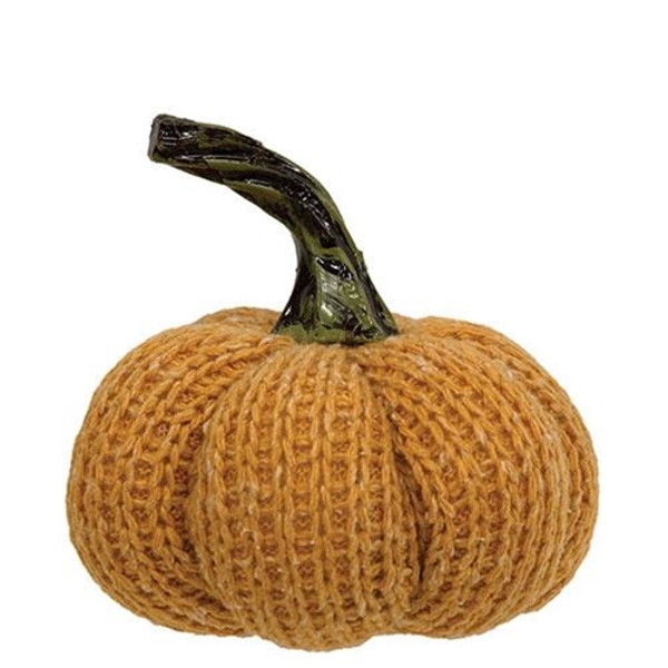 Orange Knit Pumpkin Small Gadc4094 By Cwi Gifts
