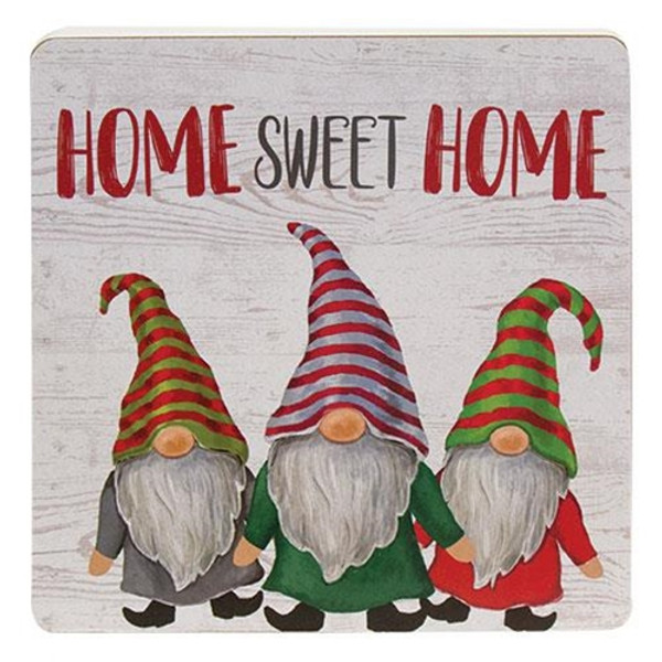 Cwi Gifts Gsunx2027 Gnome For Christmas Wood Block 3 Assorted Pack Of 3