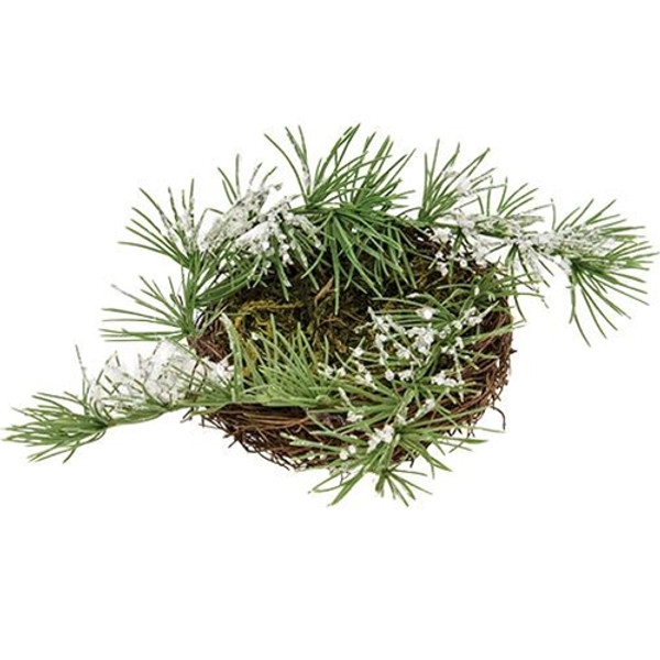 Cwi Gifts F18194 Icy Pine Moss Bird Nest