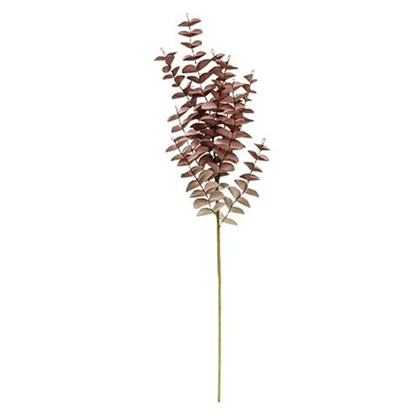 Cwi Gifts F18207 Burgundy Fall Ombre Eucalyptus Leaf Spray