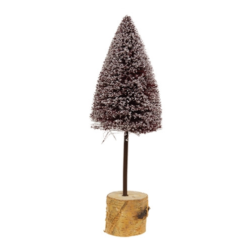 Cwi Gifts Ffdc2732 Medium Red Spice Drop Bottle Brush Tree