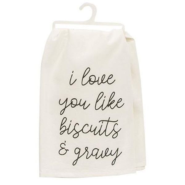 Cwi Gifts G54195 I Love You Like Biscuits Gravy Dish Towel