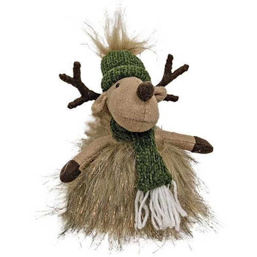 Cwi Gifts Gadc4394 Green Sparkle Mini Reindeer
