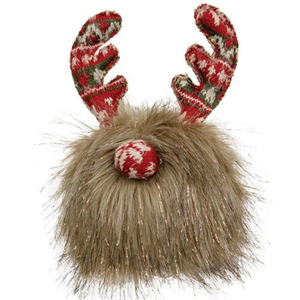 Cwi Gifts Gadc4386 Nordic Sweater Brown Sparkle Gnome Ball