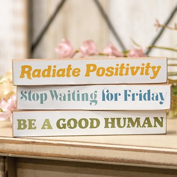 Cwi Gifts G36371 Radiate Positivity Mini Stick 3 Assorted Pack Of 3
