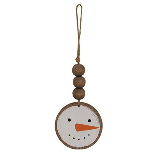 Cwi Gifts G36394 Smiling Snowman Beaded Ornament