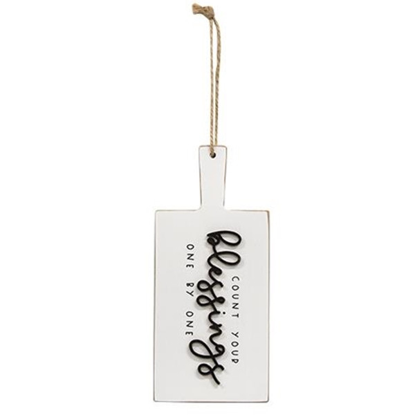 Cwi Gifts G36431 Count Your Blessings Cutting Board Sign Ornament