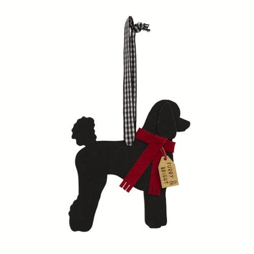 Cwi Gifts G36593 Furry Bright Poodle Ornament