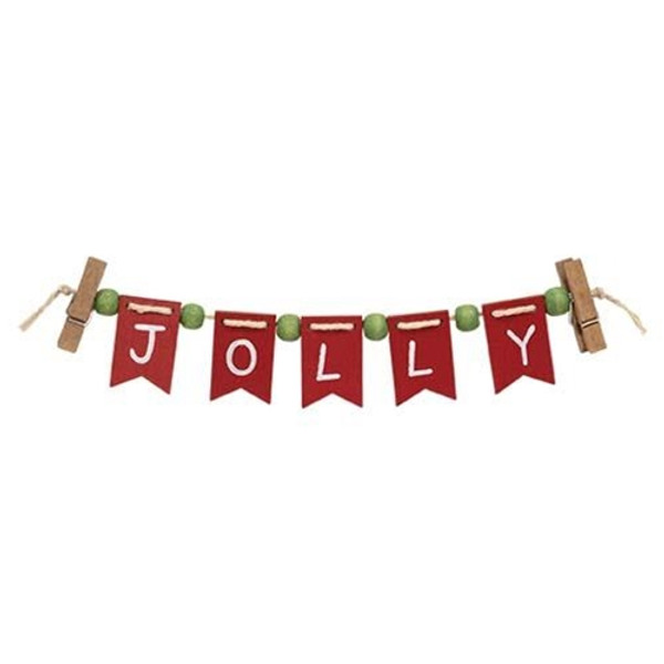 Cwi Gifts G36745 Jolly Mini Clip Banner