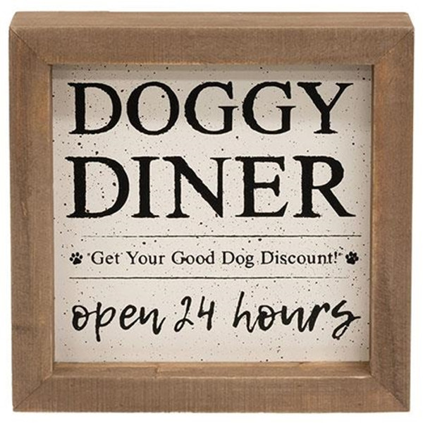 Cwi Gifts G36890 Doggie Diner Framed Sign