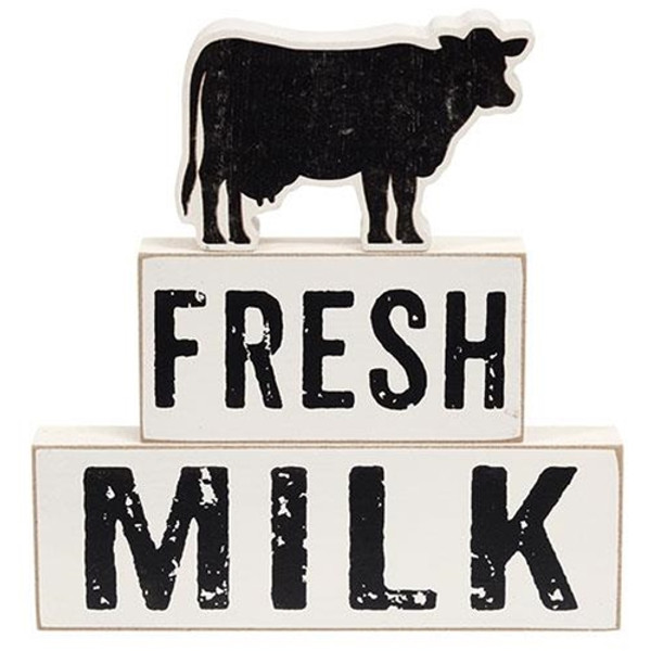 Cwi Gifts G37048 Set Of 3 Fresh Milk Stacking Blocks