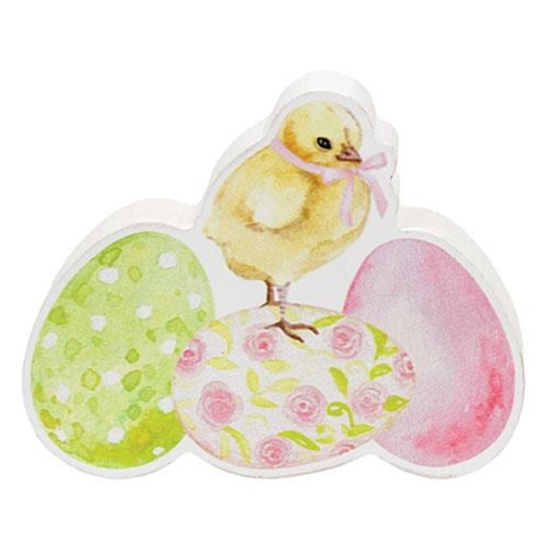Cwi Gifts G37056 Chick Easter Eggs Chunky Sitter