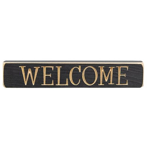 Cwi Gifts G994 Welcome Engraved Block 9