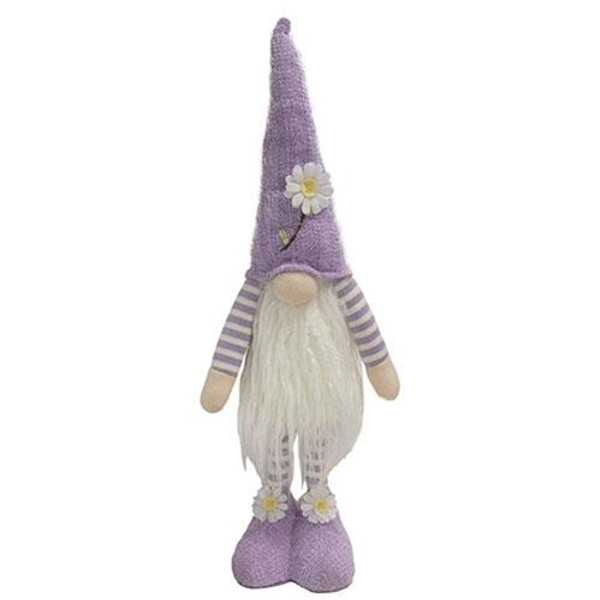 Cwi Gifts Gadc5029 Purple Daisy Standing Gnome