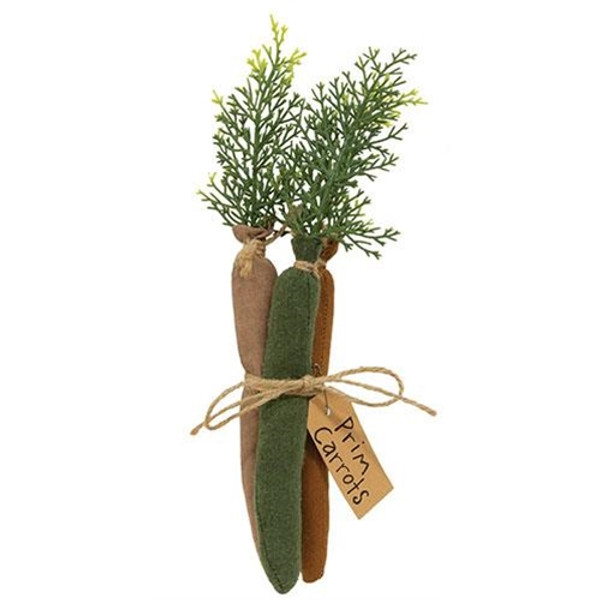 Cwi Gifts Gcs38739 Set Of 3 Prim Carrots Trio