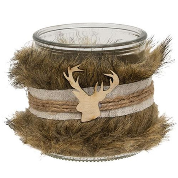 Cwi Gifts Gqx19490 Furry Jar With Reindeer Charm Medium