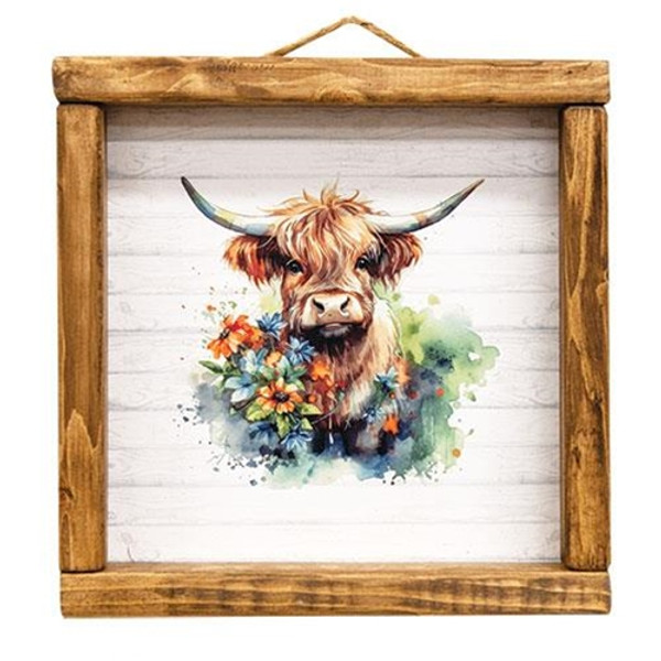 Cwi Gifts Highland Portrait Framed Print G088F31